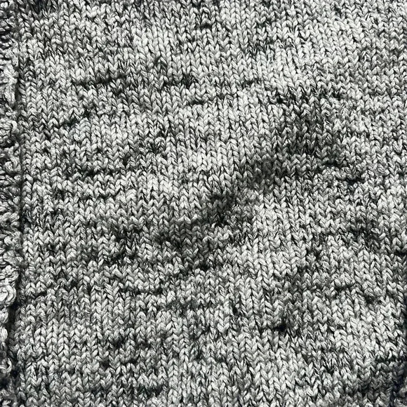 Monk & Lou | Grey cotton and wool blend knit cardigan - Picture 3 of 10